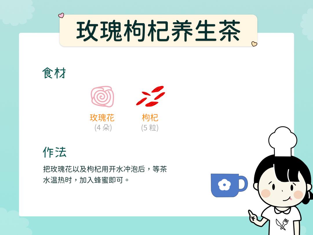 玫瑰枸杞养生茶