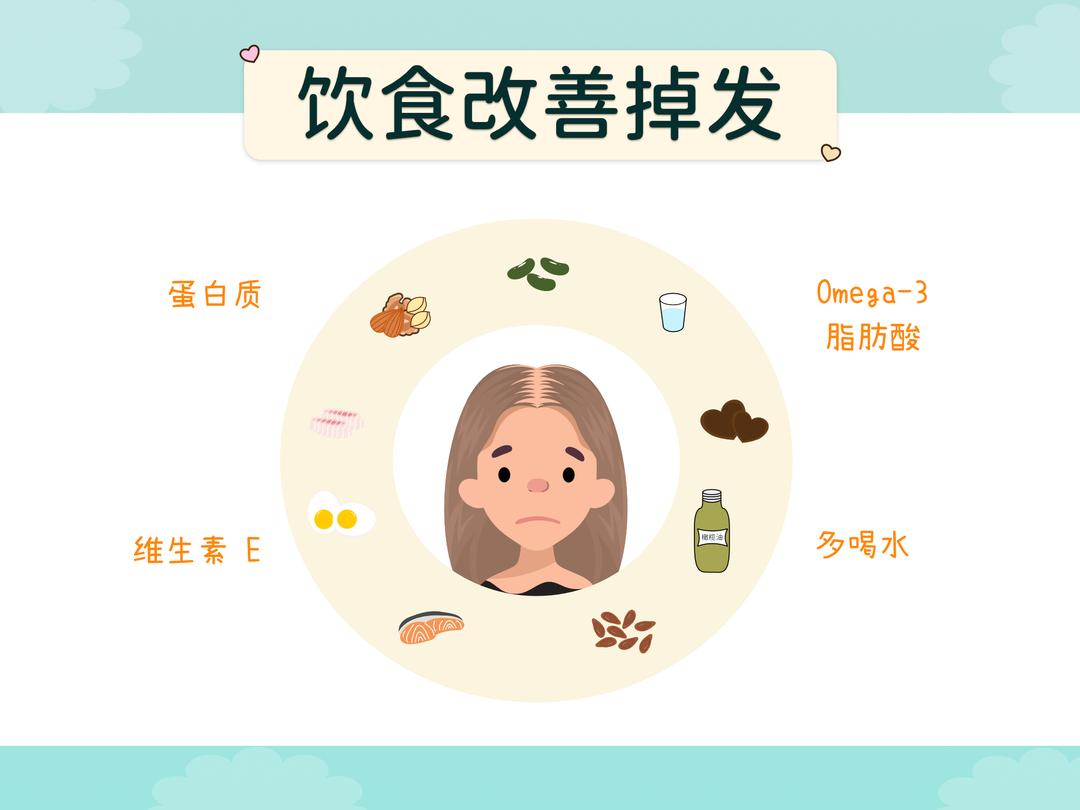 饮食改善掉发