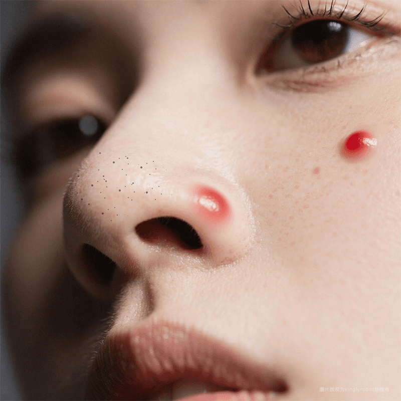 毛孔粗大、黑头粉刺频发