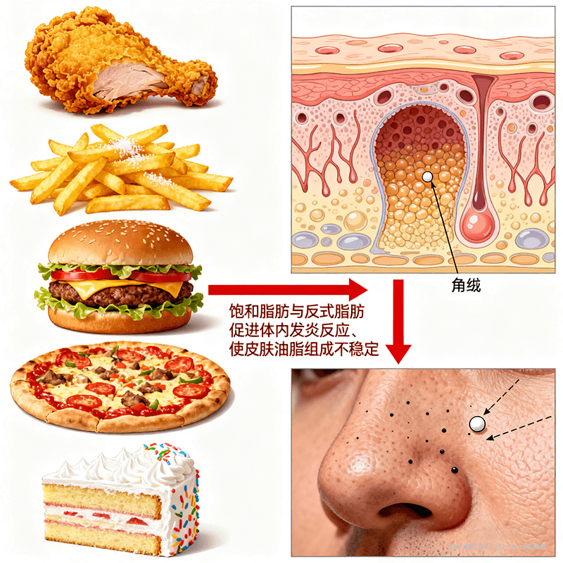 高脂与油炸食物